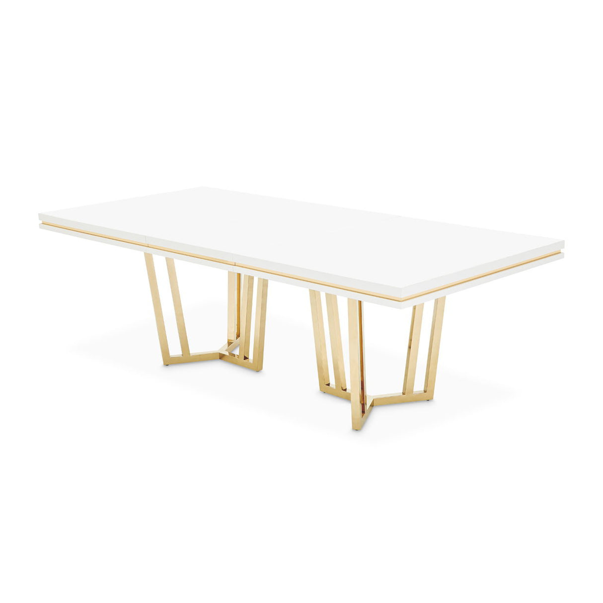 Palm Gate - Rectangular Dining Table - Cloud White