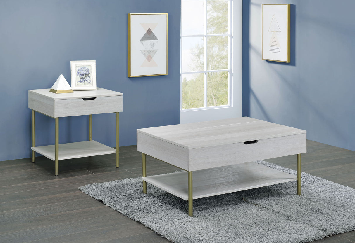 Whitman - 3 Piece Table Set - White