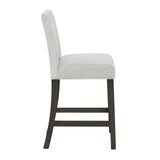 Carissa - Silla de mostrador (Juego de 2) - Stone
