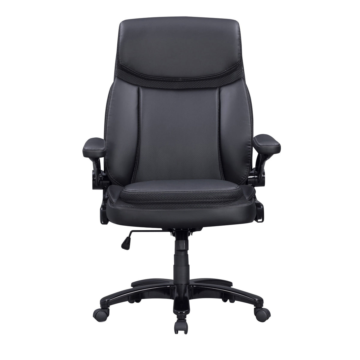 Dc - Big And Tall Fabric Desk Chair - Black