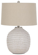 Jamon - Ceramic Table Lamp  - Beige