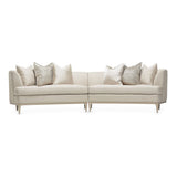Malibu Crest - 2-Piece Sofa - Pearl / Chardonnay