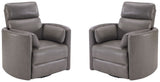 Radius - Cordless Power Swivel Glider Recliner (Set of 2)