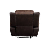 Jaylen - Reclinable - Microfibra Pulida Color Toffee y Espresso