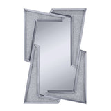 Noralie - Decoración de pared - Espejo y diamantes de imitación - Cristal - 47"