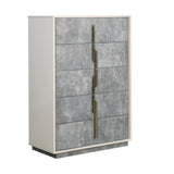 Pavira - 5-Drawer Chest - Stone