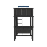 Hampton Kids - Loft Bed With Ladder And Desk With Speaker
