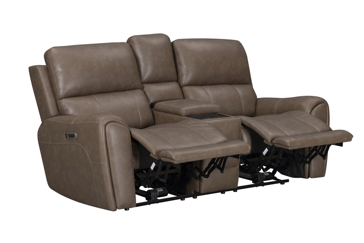 Hancock - Zero Gravity Power Reclining Console Loveseat P3