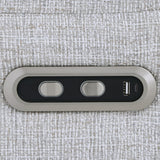 Eastre - Power Motion Loveseat With USB Port - Beige Chenille
