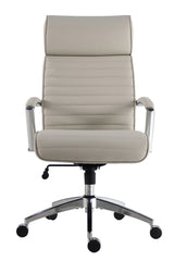 Silla de oficina alta de cuero vegano Dc