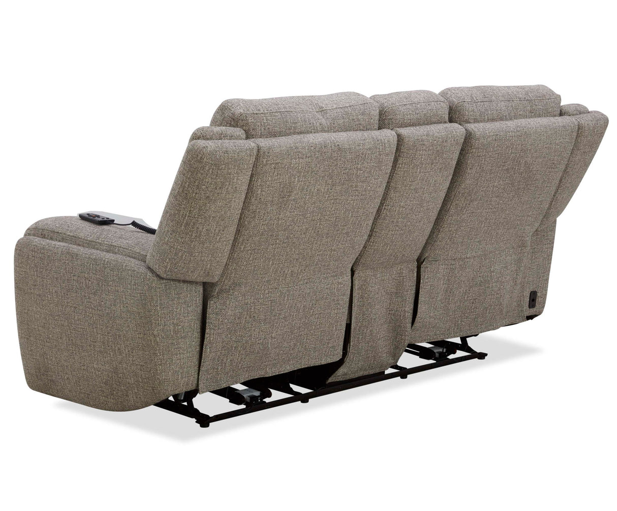 Penfield - Sillón de dos plazas Power Zero G Console con calefacción, masaje y altavoces P3 - Frappe