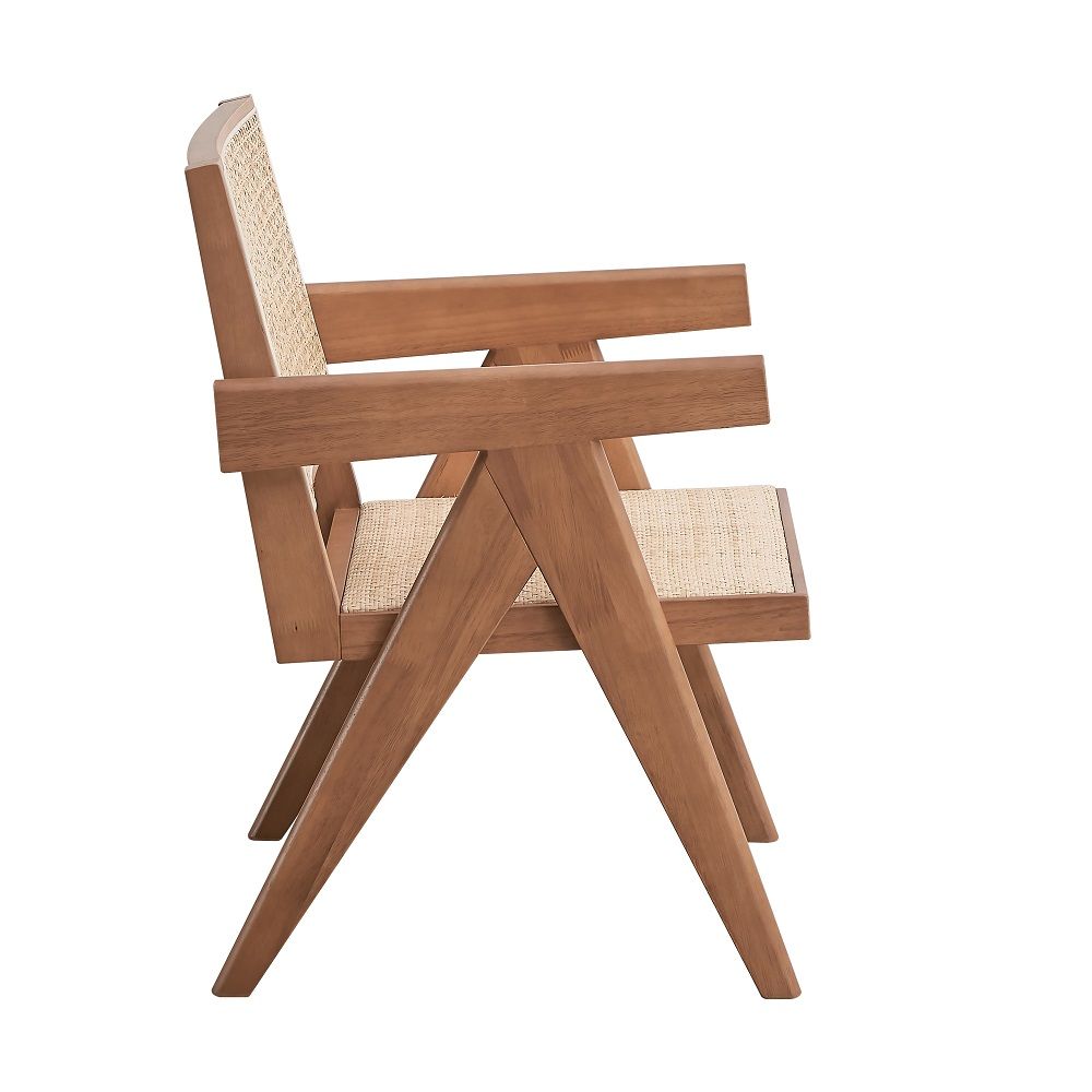 Velentina - Sillón (Juego de 2) - Ratán y Natural