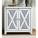 Noralie - Mesa auxiliar - Plata perla - Madera
