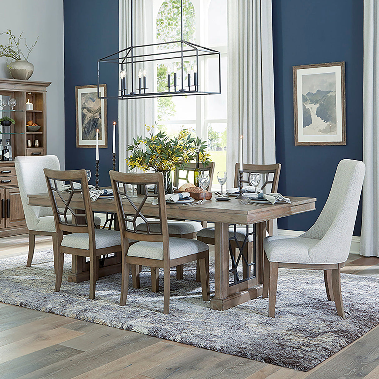 Sundance Dining - Silla de comedor Grid (Juego de 2) - Arenisca