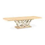 Camellia Field - Rectangular Pedestal Dining Table