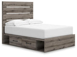 Graystorm - Cama con paneles y almacenamiento