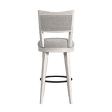 Rogen Rustic - Swivel Bar Stool (Set of 2) - Rustic White