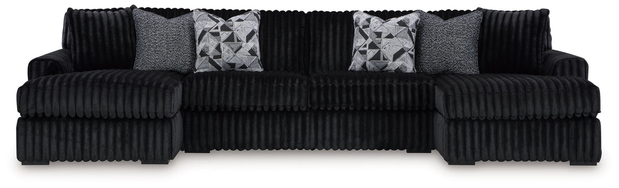Midnight-Madness - Dark Gray Sectional