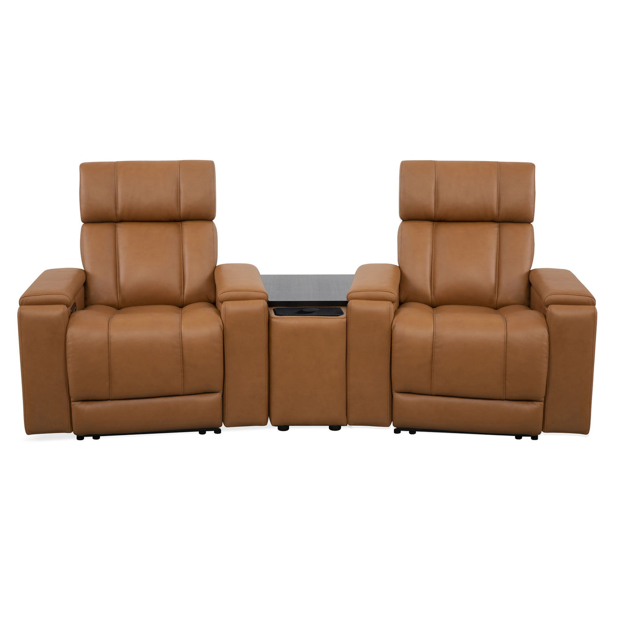 Phoenix - Sillón Reclinable de Cine en Casa de 2 Asientos Zero Gravity Power Con Cuña y Audio Inmersivo