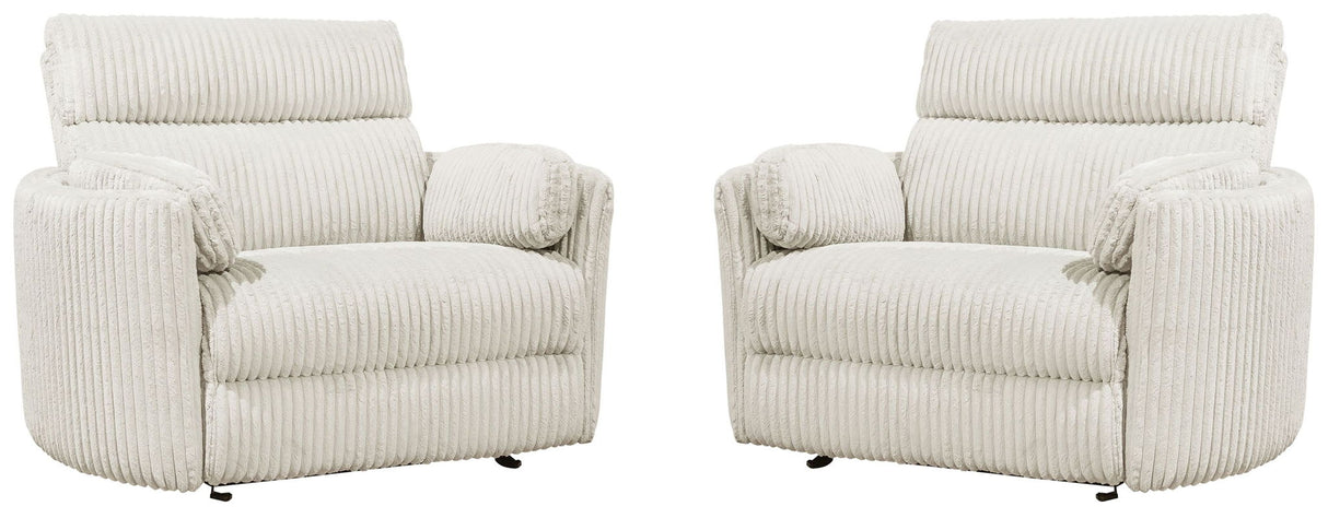 Radius Xl - Extra Wide Power Glider Recliner (Set of 2)