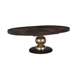 West Kensington - Oval Dining Table - Medium Espresso
