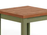 Vineyard - Side Table - Sage Green / Fruitwood