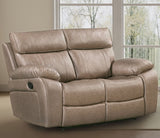 Theon - Sofá de dos plazas reclinable - Stokes Toffee