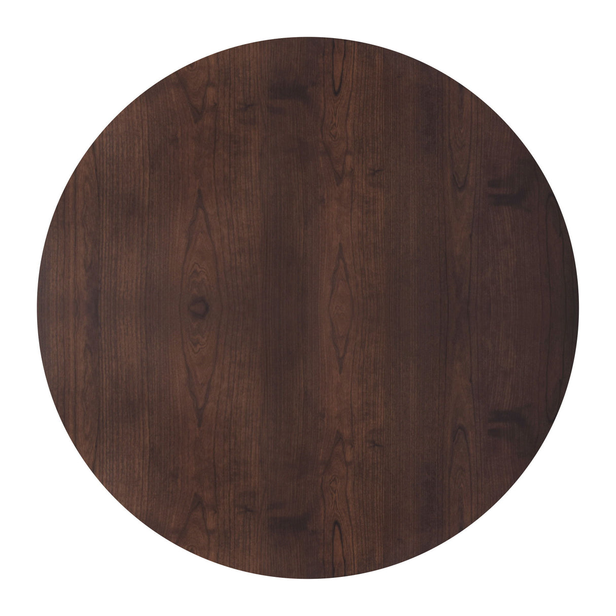 Tioga - 47" Round Table - Brown Cherry