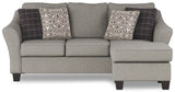 Kestrel - Queen Sofa Chaise Sleeper - Driftwood