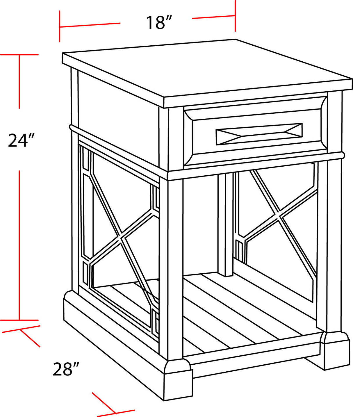 Sundance - Chairside Table