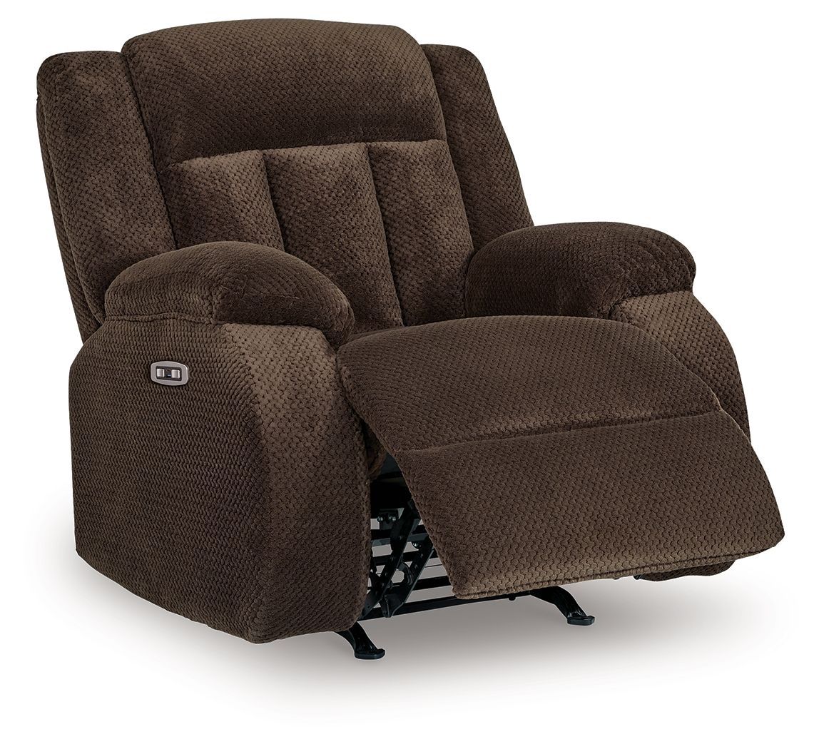Tumbona reclinable eléctrica Power Rocker Free Wake - Chocolate