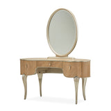 Villa Cherie - Vanity With Mirror - Caramel