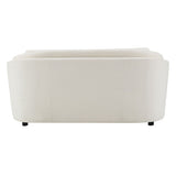 Mariko - Sofá de dos plazas con 2 almohadas - Lino beige