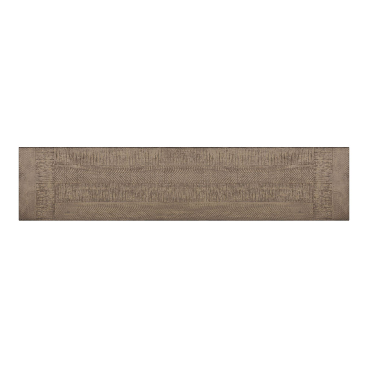 Yellowstone - Dining Bench With Metal Bar Cross - Medium Brown