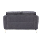 Yuina - Loveseat - Gray Linen
