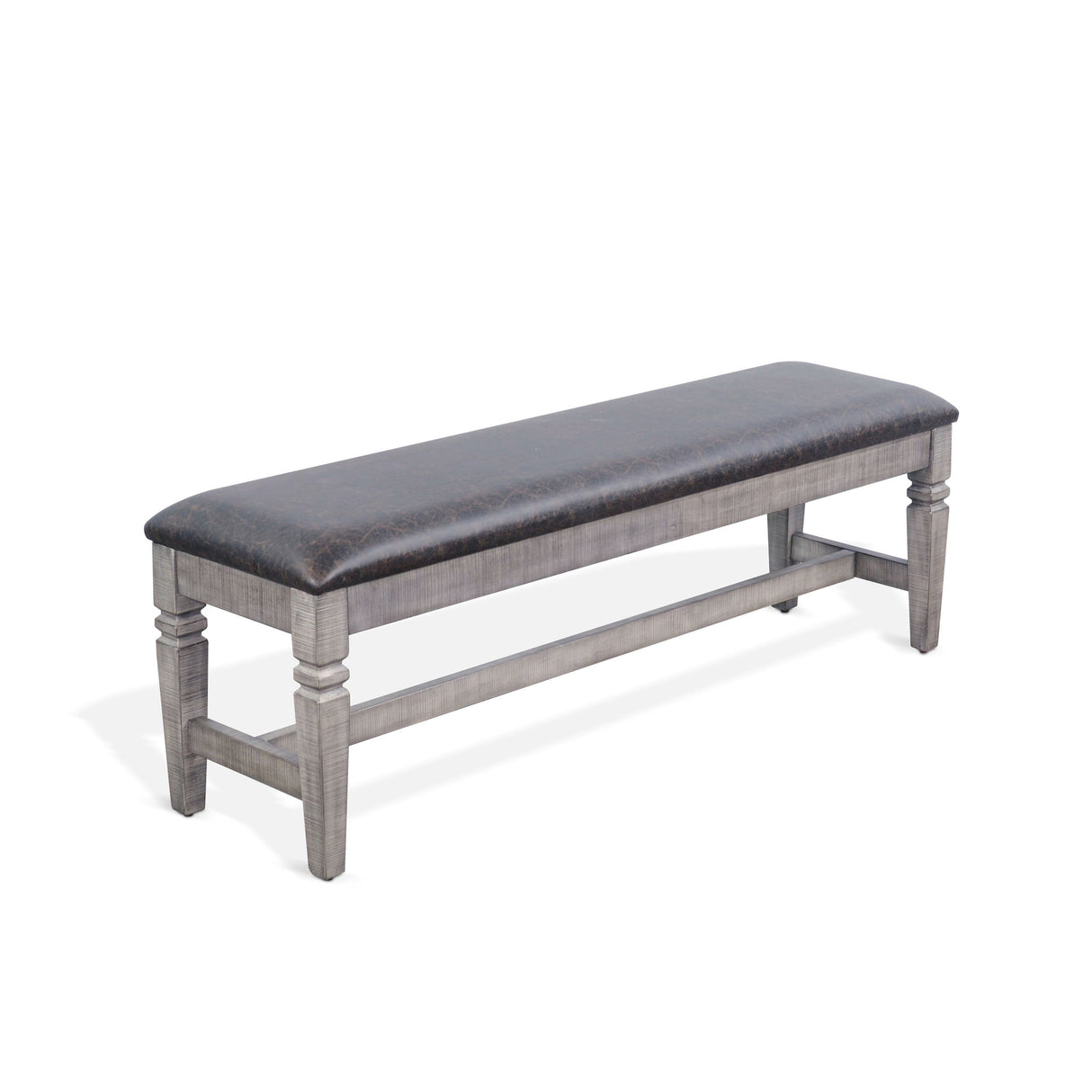 Homestead Hills - Cushioned Bench - Tobacco Leaf / Alpine Gray