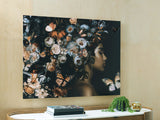 Valfer - Orange / Black / White - Wall Art