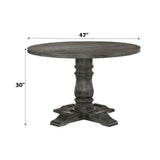 Leventis - Mesa de comedor - Gris envejecido