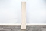 Tall Arched Wood Bookshelf With Open Shelving