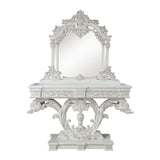 Vanaheim - Espejo - Acabado blanco envejecido - 137 cm