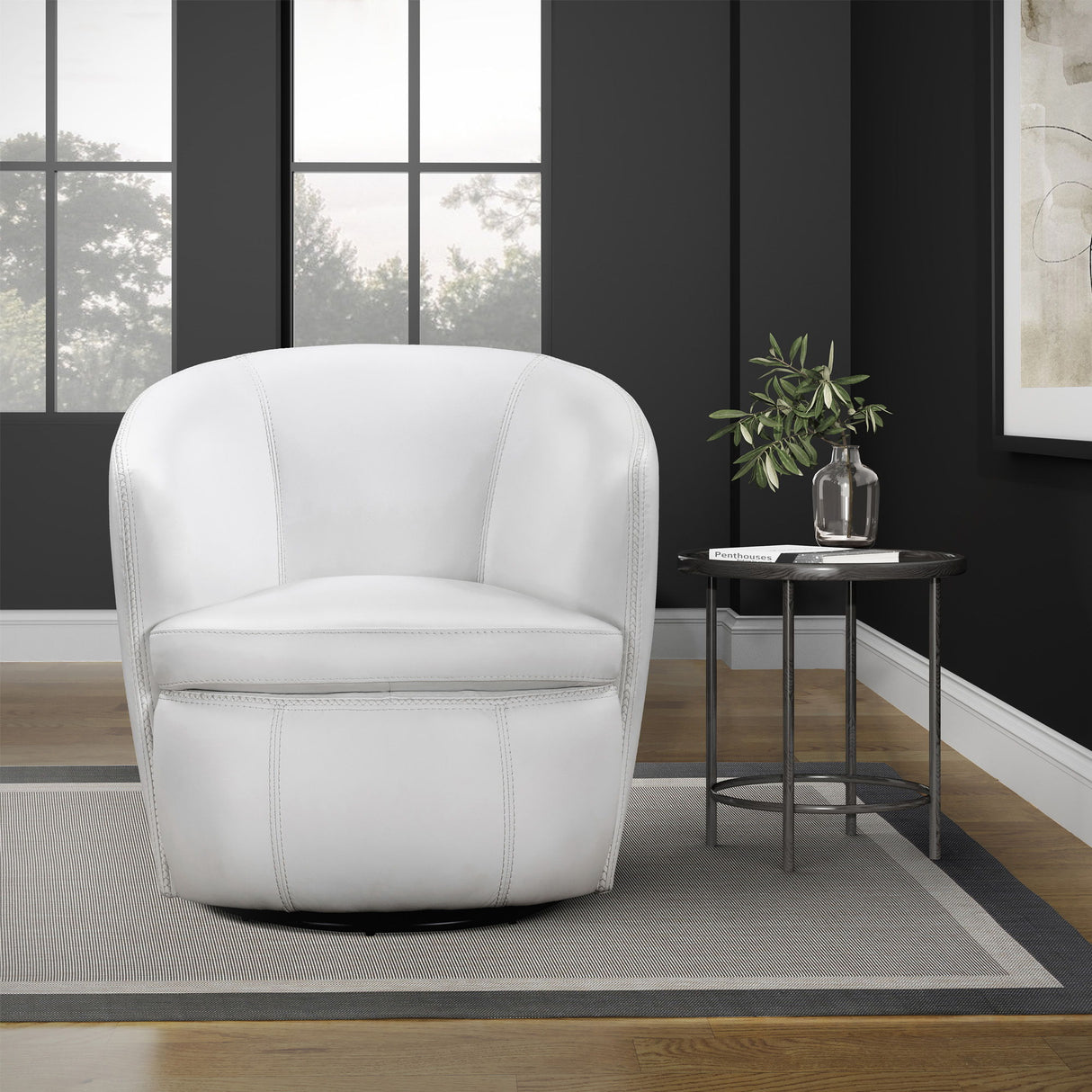 Barolo - Sillón giratorio Club