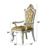 Picardy - Silla (Juego de 2) - Poliuretano color toffee y perla antigua