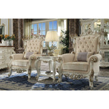 Picardy II - Silla decorativa - Tela y Perla Antigua