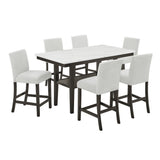 Carissa - Juego de comedor de barra rectangular