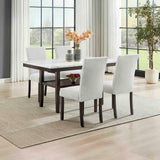 Carissa - Juego de comedor rectangular