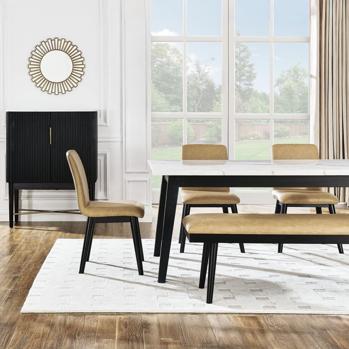 Vida Black - Dining Table Set