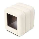 Belmont Place - Vanity Bench - Cream / Espresso