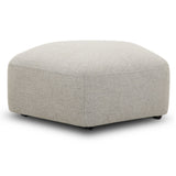 Playful - Ottoman With Casters - Canes Cobblestone