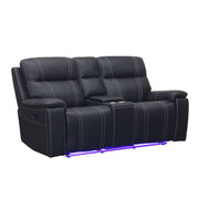 Hartley - Reclining Console Loveseat