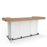 Americana Modern Dining - Bar With Quartz Insert - Cotton